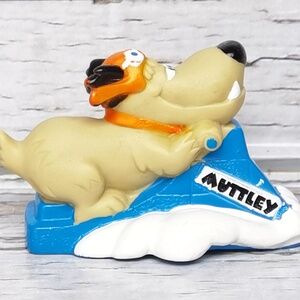 Muttley Wacky Races Toy, Hanna Barbera Figurine, Muttley on Water Scooter Figure